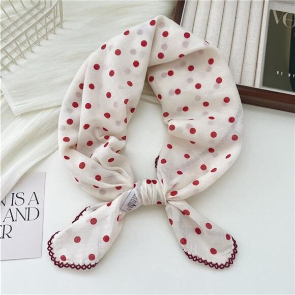 2 Pack Large Cotton Bandana Headband Css007 - Polka Dot - Picture 2 of 7